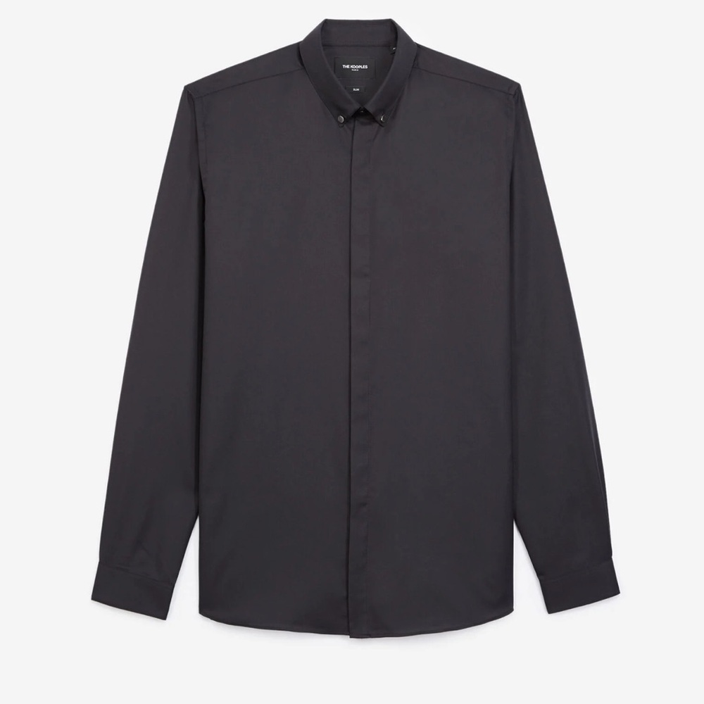 The Kooples Black Dress Shirt Elegant and Timeless